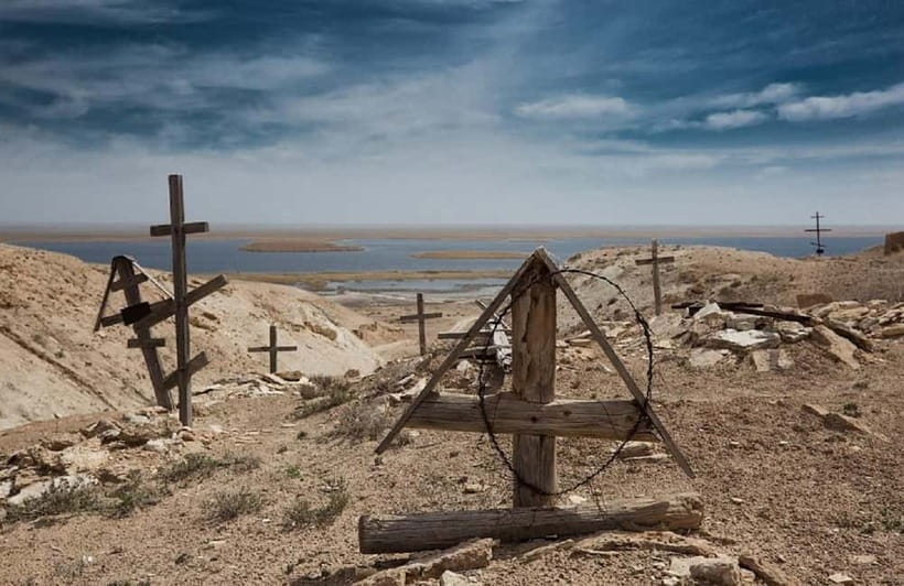 Aral Sea One Day Trip from Nukus. - Muynak, where the ships now rest