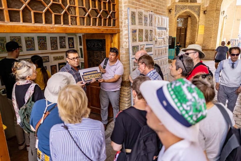 Best of Bukhara: All Day Private Old Town Tour - Nodir Devonbegi Madrasah shows Bukhara’s decorative side