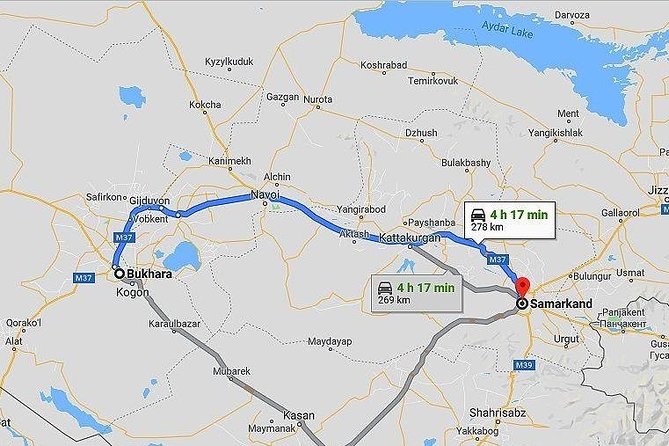 Bukhara - Samarkand Transfer (275 km) - What the four to five hour journey feels like