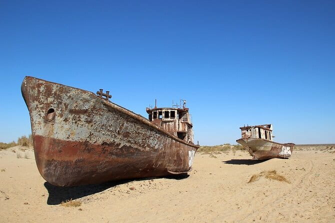 Daytrip From Khiva to Aral Sea Cemetery Of Ships . All In One - Driver, language, and private-tour considerations