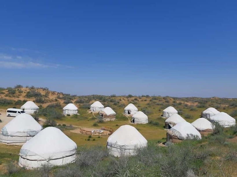 Desert Adventure from Samarkand: Yurt Camp & Aydarkul Escape - Nurata’s Chashma complex and Alexander’s old garrison