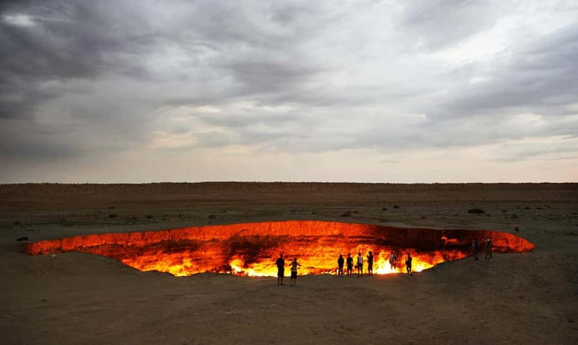 From Uzbekistan: Darwaza Crater & Kunya Urgench 2-Day Trip - The six-hour road to Darwaza