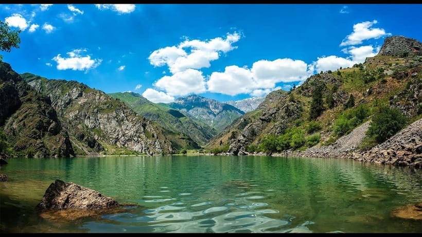 Jade Lake Tour from Tashkent - Big Jade Lake, formed by a rock collapse
