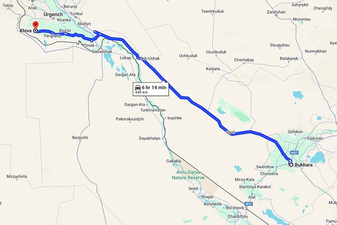 Private Bukhara-Khiva Transfer via Ancient Fortresses - Is $79 per person good value?