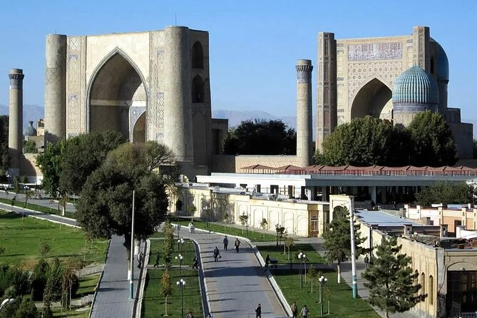 Samarkand Capital of Amir Timur Private Tour with Transport - Hazrat Khizr Mosque above the old city