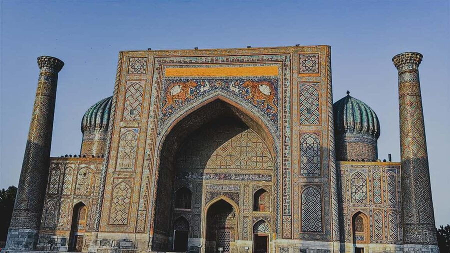 Samarkand Moonlight Tour: A Timeless Night Experience - Registan Square under evening lights