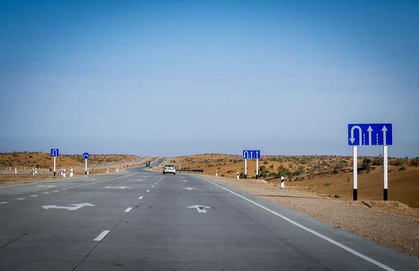 Transfer: Bukhara - Khiva via Ancient Fortresses - Toprakkala, the clay capital of Khorezm