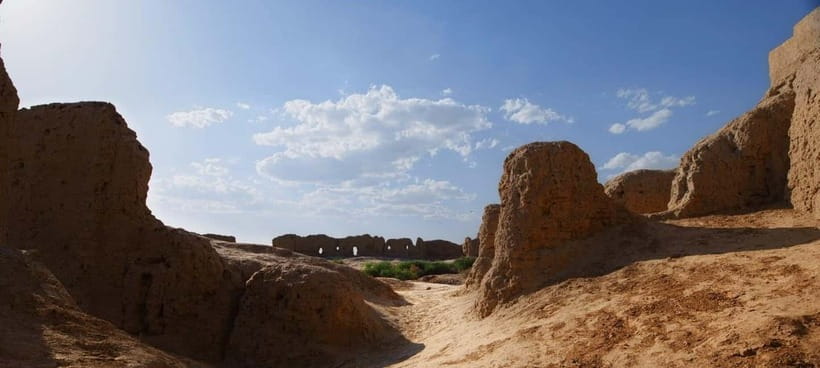 Transfer: Bukhara - Khiva via Ancient Fortresses - Ayazkala and the edge of the oasis